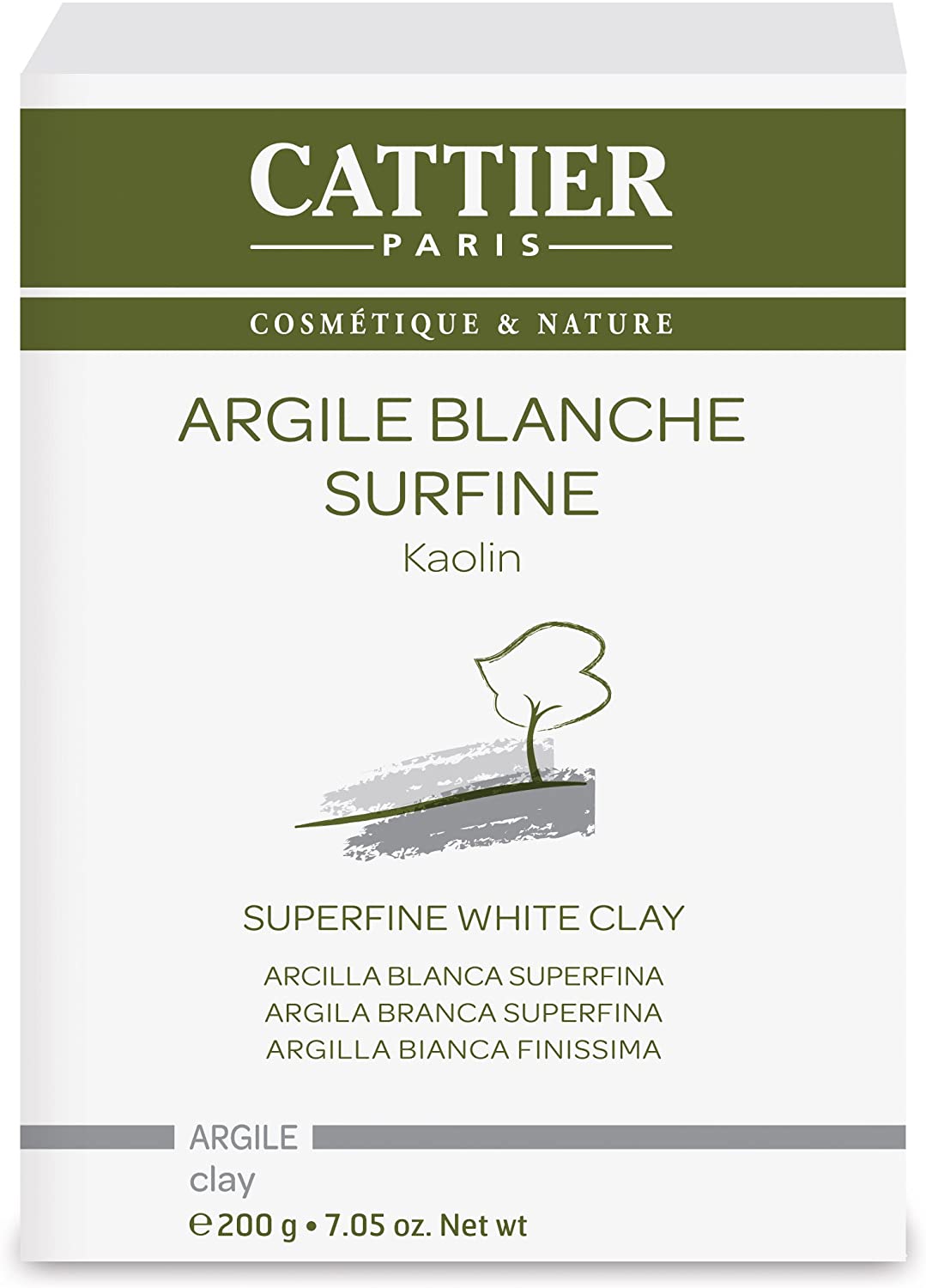 argile blanche surfine cattier